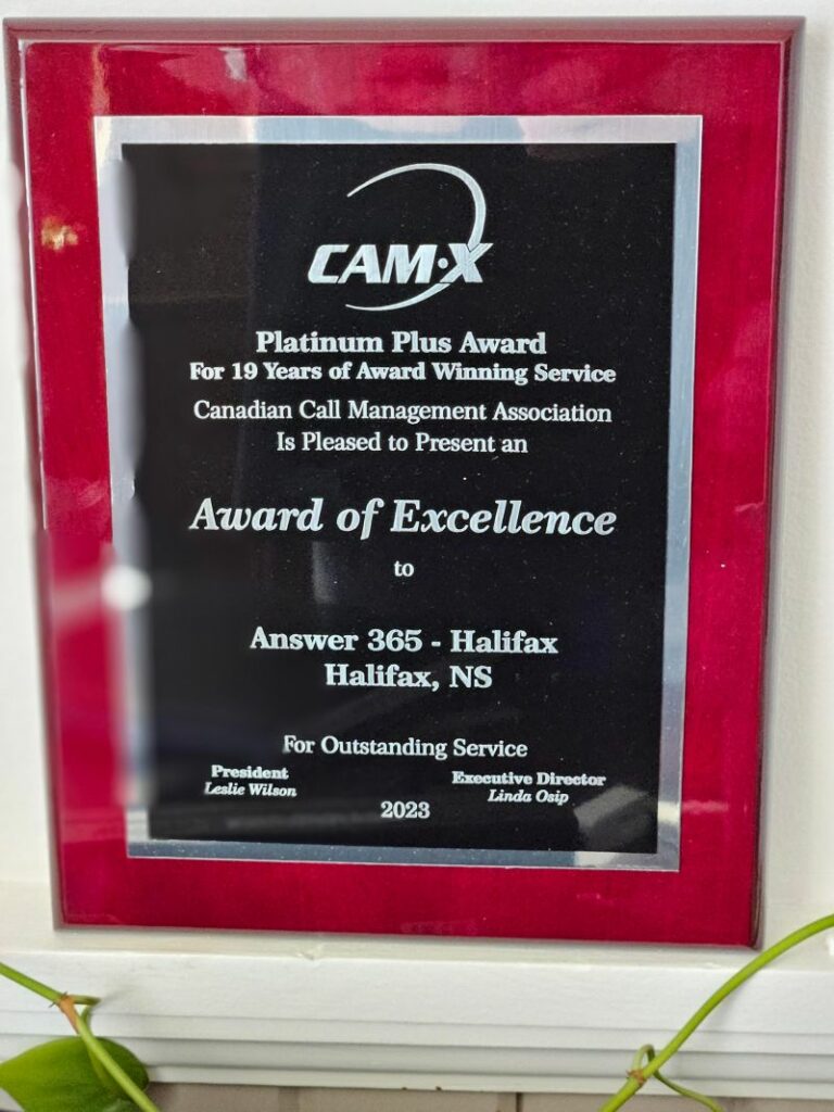 award winning call answering service